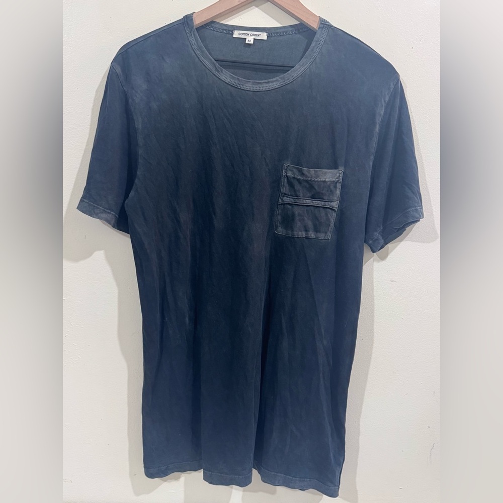 Cotton Citizen Charcoal Short Sleeve Tee with Pocket